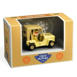 Djeco Crazy Motors Lion Safari ·*Niños Coches De Metal De Juguete|Coches Crazy Motors De Djeco