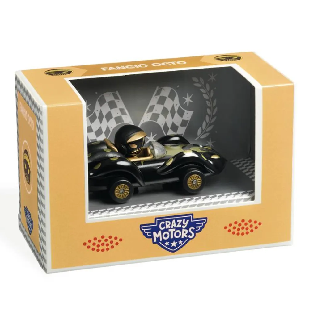 Djeco Crazy Motors Fangio Octo ·*Niños Coches De Metal De Juguete|Coches Crazy Motors De Djeco