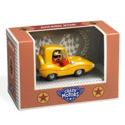 Djeco Crazy Motors Golden Star ·*Niños Coches De Metal De Juguete|Coches Crazy Motors De Djeco