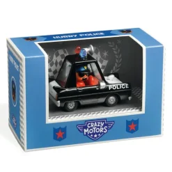 Djeco Crazy Motors Hurry Police ·*Niños Coches De Metal De Juguete|Coches Crazy Motors De Djeco
