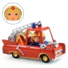 Djeco Crazy Motors Little Fire Truck ·*Niños Coches De Metal De Juguete|Coches Crazy Motors De Djeco