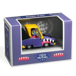 Djeco Crazy Motors Shark NʼGo ·*Niños Coches De Metal De Juguete|Coches Crazy Motors De Djeco