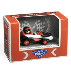 Djeco Crazy Motors Speed Bat ·*Niños Coches De Metal De Juguete|Coches Crazy Motors De Djeco