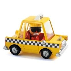 Djeco Crazy Motors Taxi Joe ·*Niños Coches De Metal De Juguete|Coches Crazy Motors De Djeco