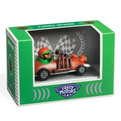 Djeco Crazy Motors Turbo Spider ·*Niños Coches De Metal De Juguete|Coches Crazy Motors De Djeco