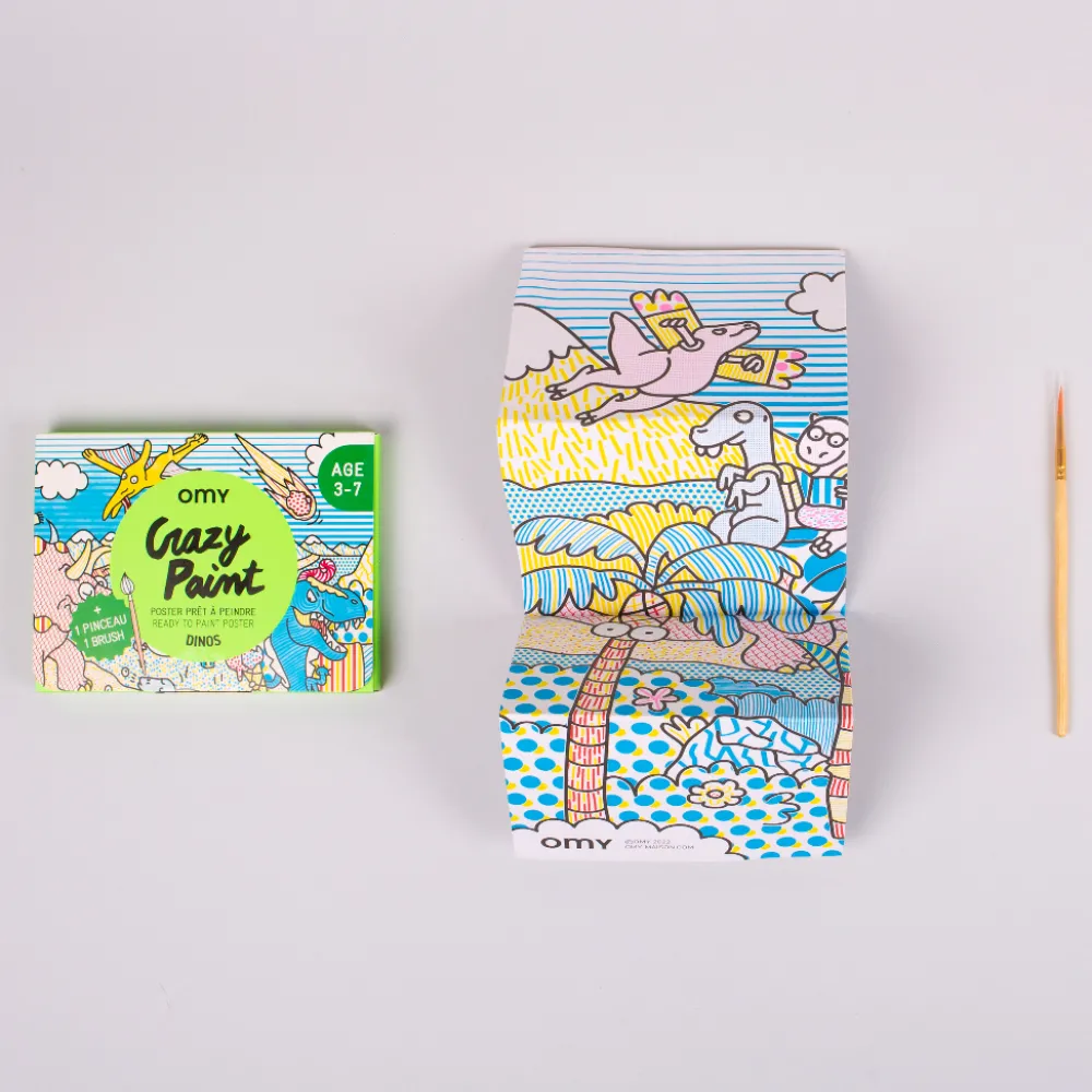 Omy Crazy Paint Dinos ·*Niños Juegos De Viaje