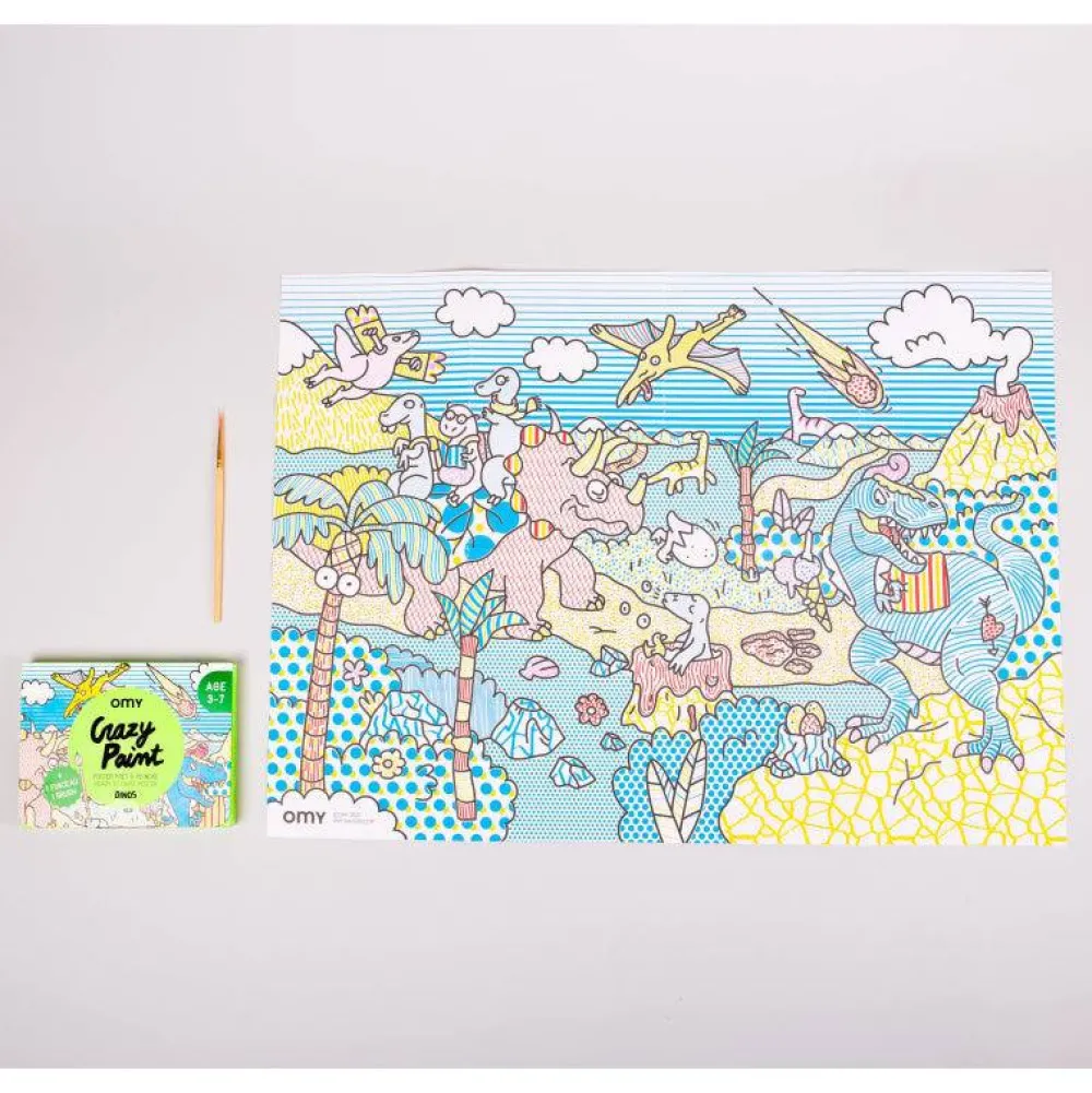 Omy Crazy Paint Dinos ·*Niños Juegos De Viaje