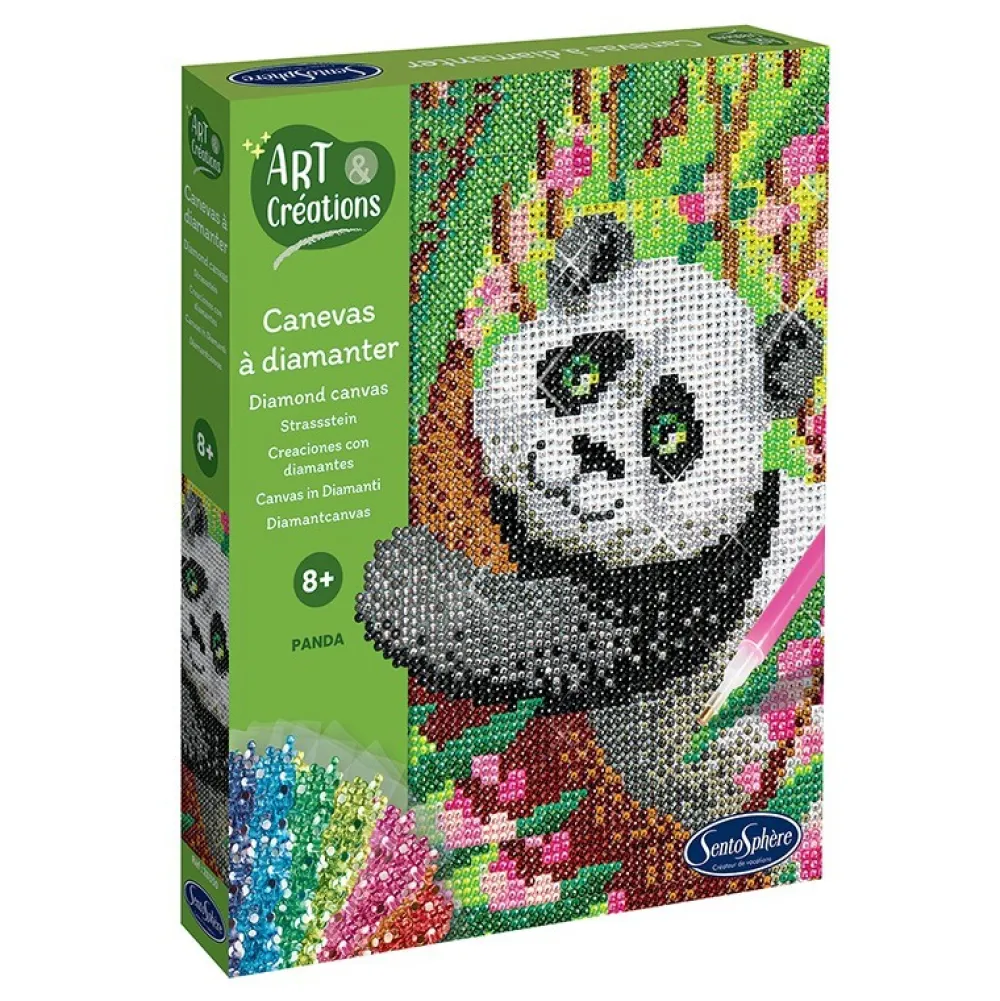 Sentosphere Creaciones con Diamantes Panda ·*Niños Kit De Manualidades