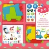 Djeco Crear con pegatinas Me gustan los coches*Niños Kit De Manualidades