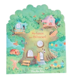 Moulin Roty Cuaderno de pegatinas Gran Familia ·*Niños Juegos De Viaje
