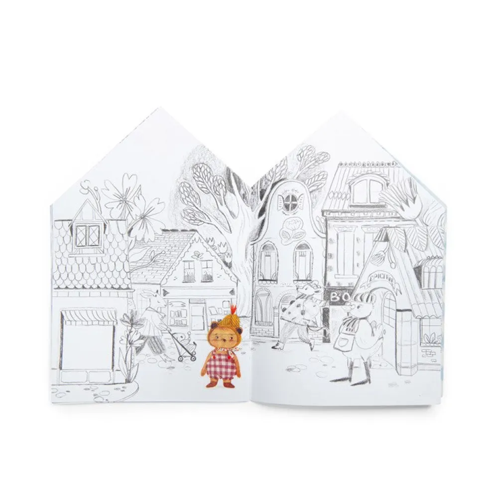 Moulin Roty Cuaderno de pegatinas Minouchkas ·*Niños Juegos De Viaje