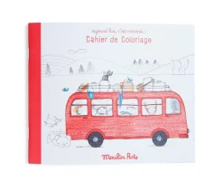 Moulin Roty Cuaderno para colorear Mercredi ·*Niños Libros Para Colorear|Libros Para Colorear