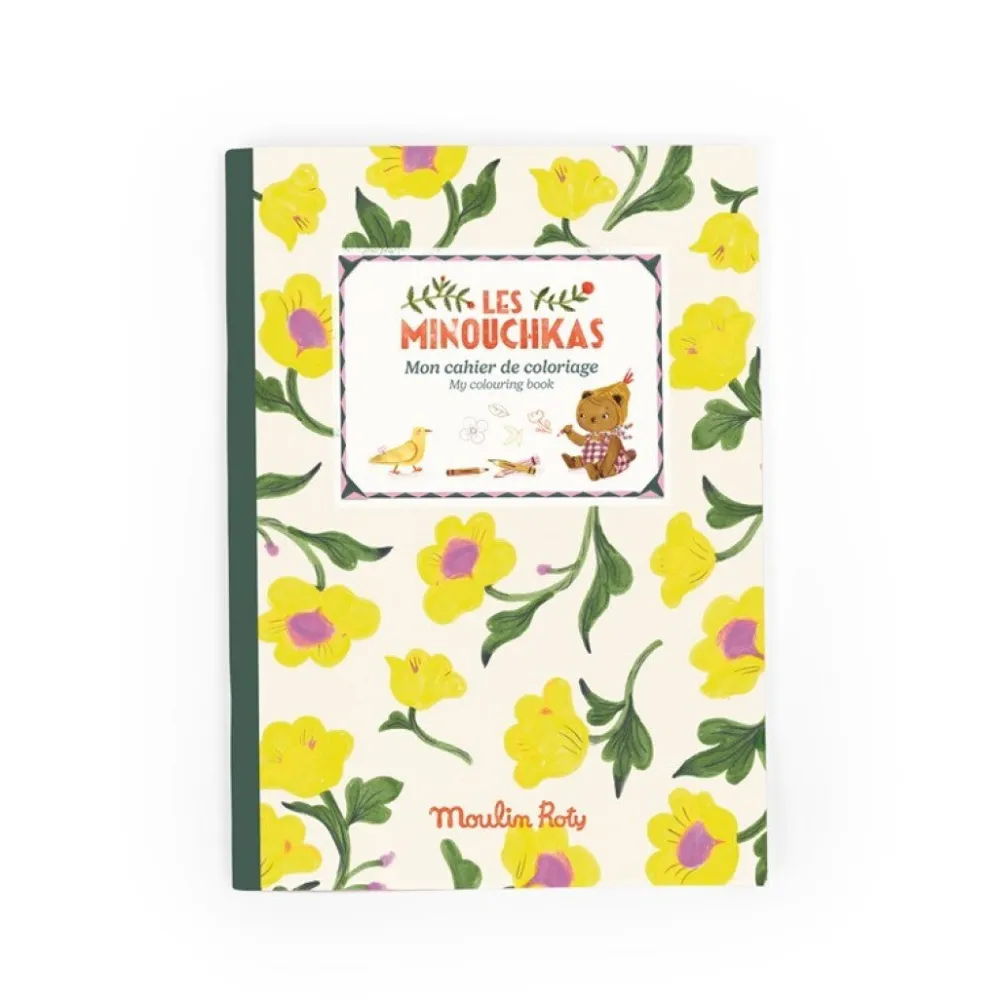 Moulin Roty Cuaderno para colorear Minouchkas ·*Niños Libros Para Colorear|Libros Para Colorear