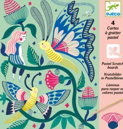 Djeco Cuadros para rascar Jardín Imaginario ·*Niños Juguetes Y Juegos Motricidad Fina