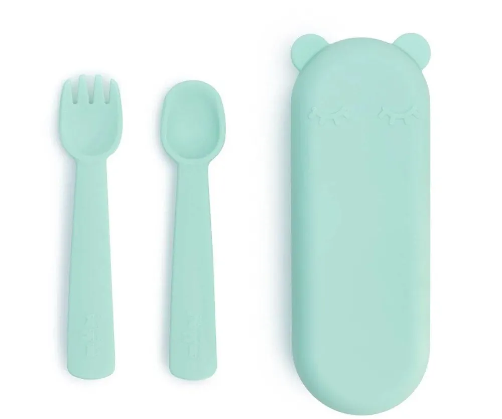 We Might Be Tiny Cubiertos Feedie · Menta* Baby-Led Weaning Y Accesorios Alimentación|Cubiertos Infantiles