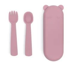 We Might Be Tiny Cubiertos Feedie · Rosa Empolvado* Baby-Led Weaning Y Accesorios Alimentación|Cubiertos Infantiles