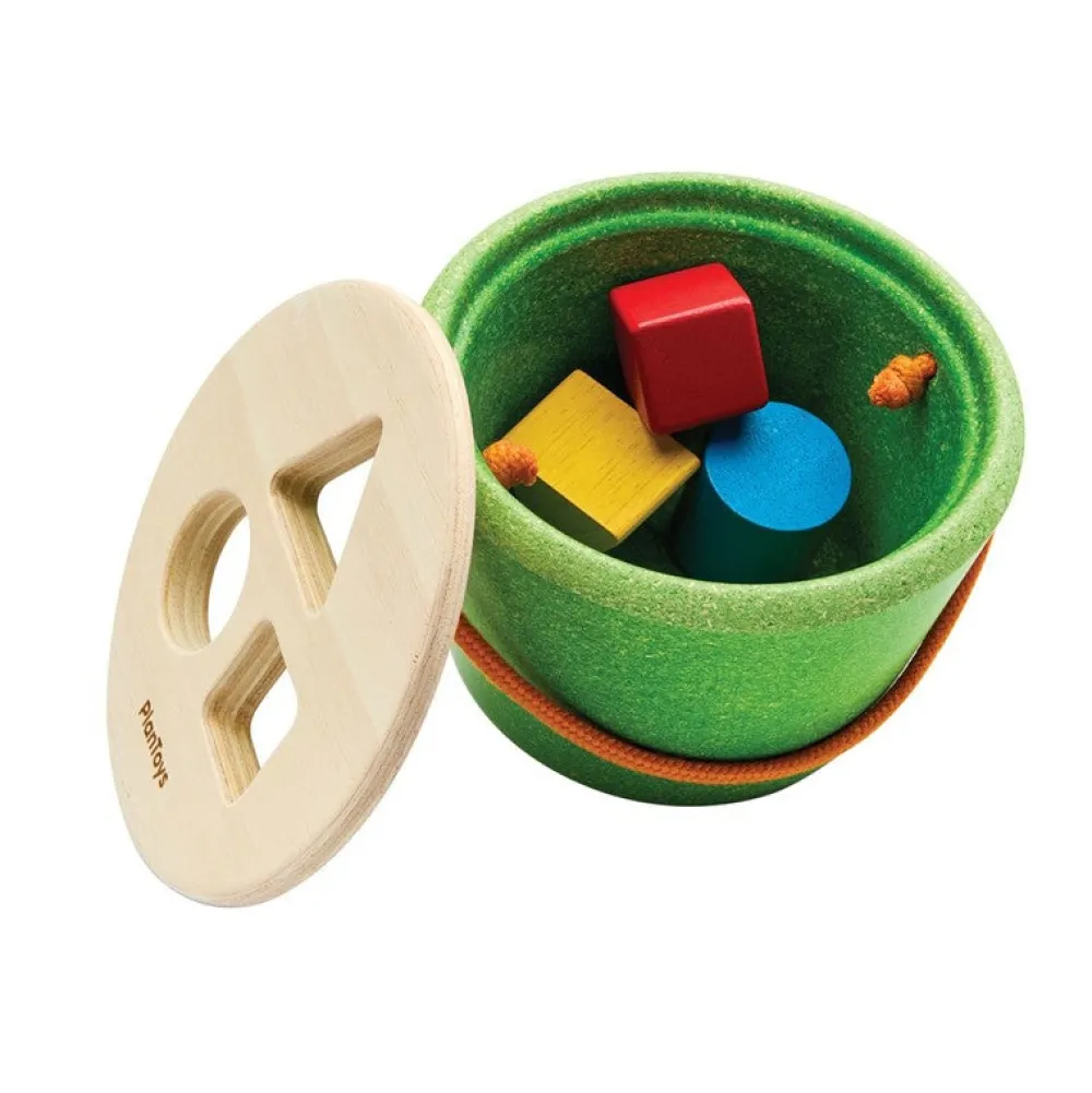 Plantoys Cubo clasifica figuras ·*Niños Juguetes Waldorf|Juguetes De Madera Para Niños