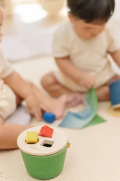 Plantoys Cubo clasifica figuras ·*Niños Juguetes Waldorf|Juguetes De Madera Para Niños