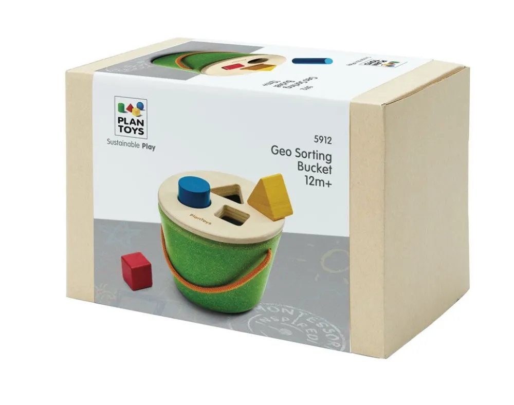 Plantoys Cubo clasifica figuras ·*Niños Juguetes Waldorf|Juguetes De Madera Para Niños