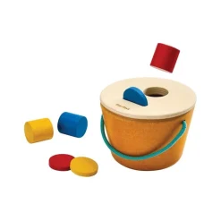 Plantoys Cubo encaja y cae ·*Niños Juguetes Waldorf|Juguetes De Madera Para Niños