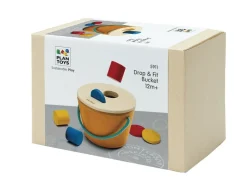 Plantoys Cubo encaja y cae ·*Niños Juguetes Waldorf|Juguetes De Madera Para Niños