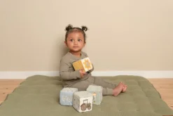 Little Dutch Cubos Blanditos Apilables Pequeña granja ·*Niños Juguetes Montessori|Juguetes De Estimulación Para Bebé