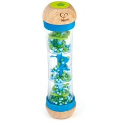 Hape Cuentas y Gotas de Lluvia – Azul ·*Niños Juguetes De Madera Para Niños|Juguetes Musicales