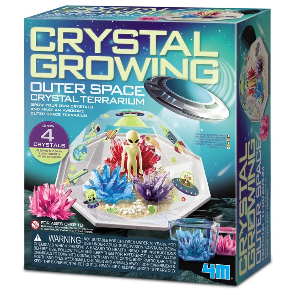 4M Cultiva Cristales del Espacio ·*Niños Kit De Manualidades