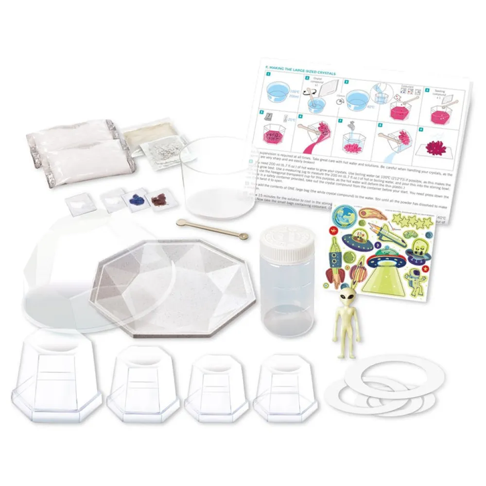 4M Cultiva Cristales del Espacio ·*Niños Kit De Manualidades