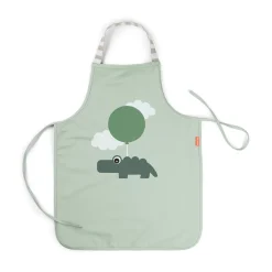 Done by Deer Delantal impermeable Happy Clouds Green ·*Niños Accesorios De Cocina Para Niños