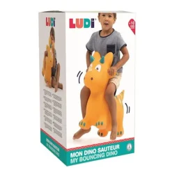 Ludi Dinosaurio saltarín Amarillo ·*Niños Muñecos Saltarines