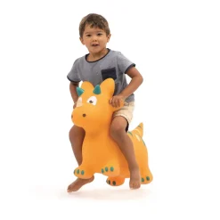 Ludi Dinosaurio saltarín Amarillo ·*Niños Muñecos Saltarines