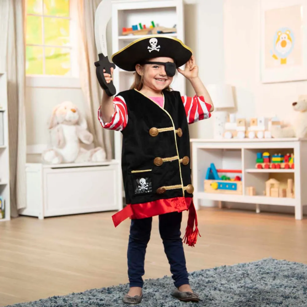 Melissa u0026 Doug Disfraz Pirata 3-6 años · Melissa & Doug*Niños Disfraces Infantiles