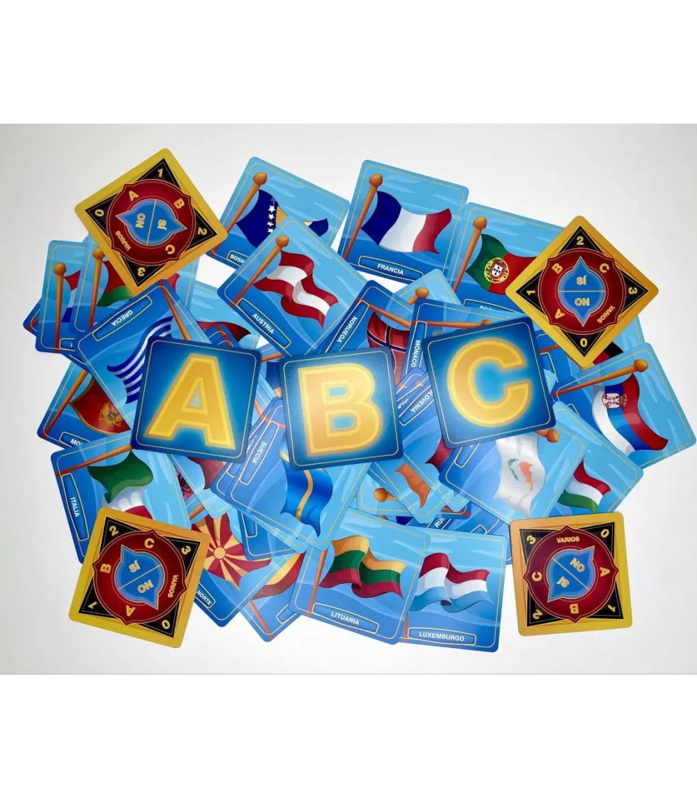 Átomo Games Diversión con Banderas · Átomo*Niños Átomo Games|Juegos De Mesa De Viaje
