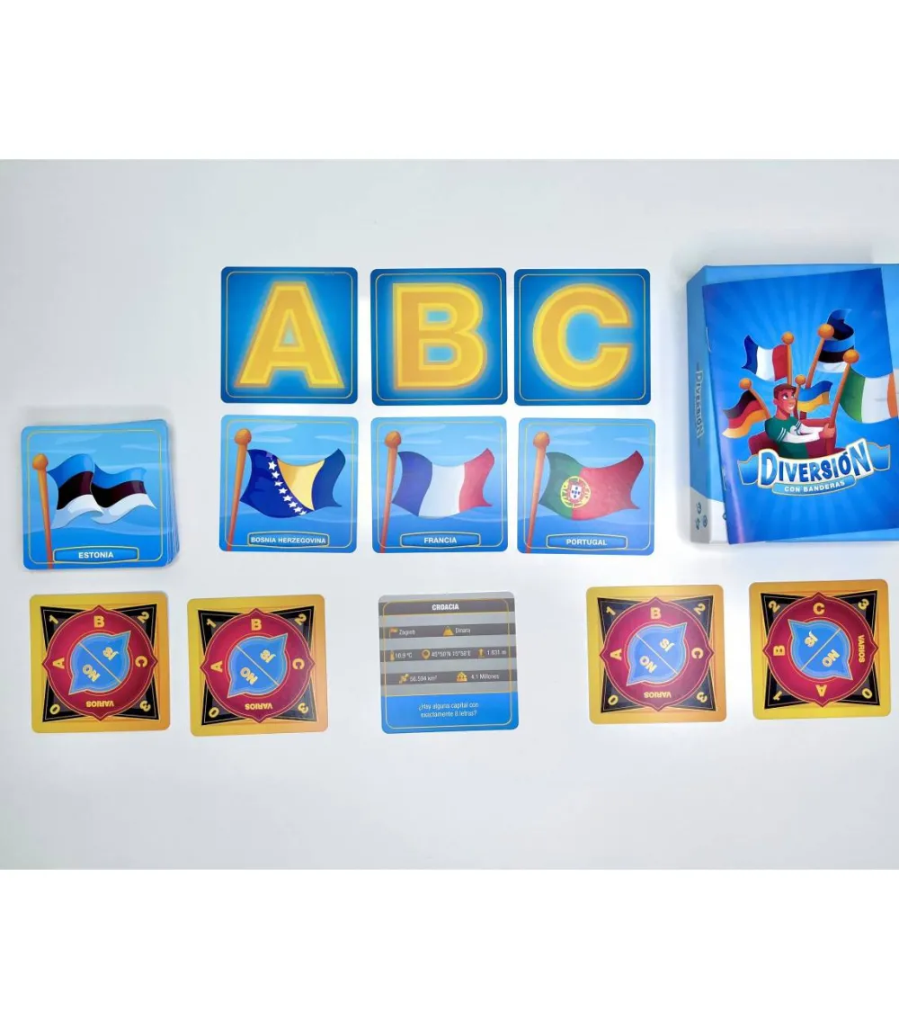 Átomo Games Diversión con Banderas · Átomo*Niños Átomo Games|Juegos De Mesa De Viaje