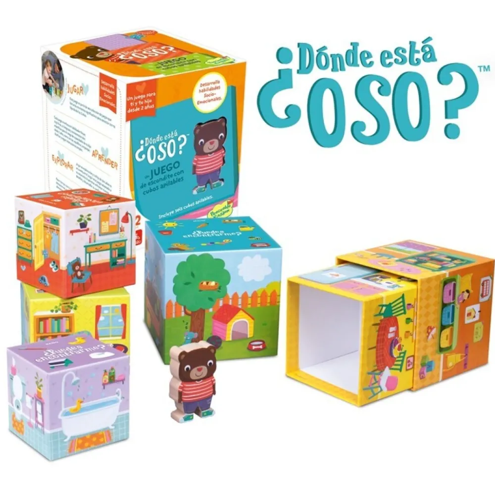 Ludilo ¿Dónde está el Oso? ·*Niños Ludilo|Juegos De Mesa De Viaje