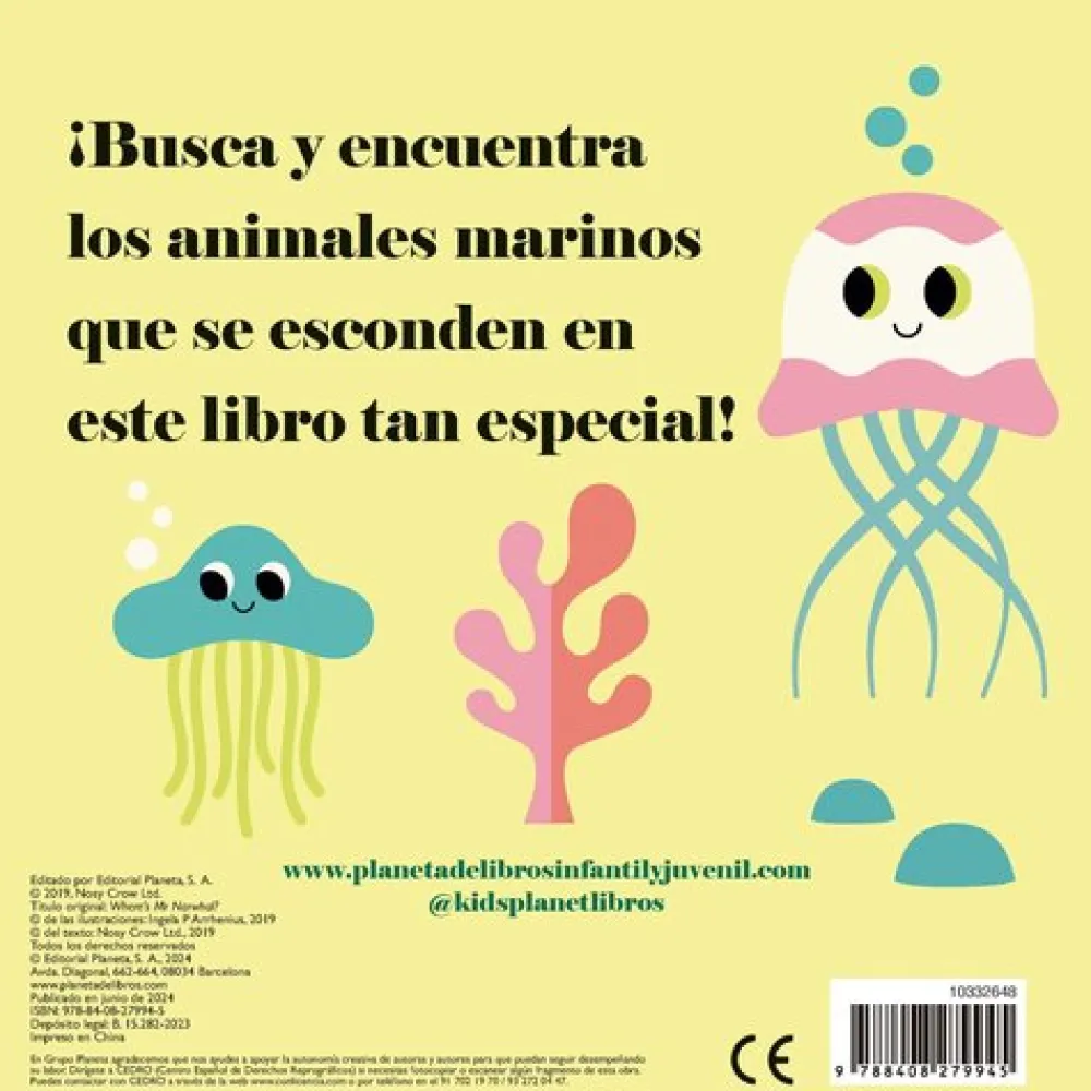 Timun Mas ¿Dónde está el señor Narval?*Niños Libros De Texturas Para Bebés|Timun Mas