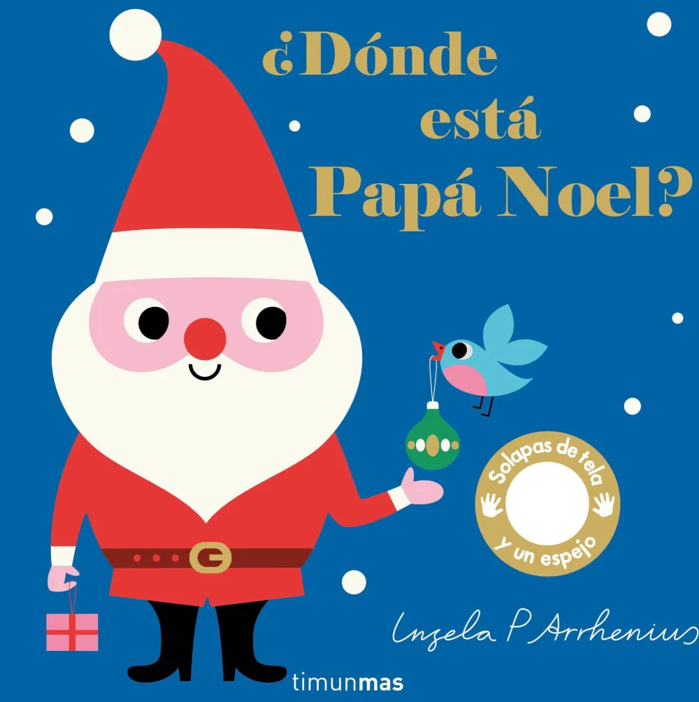 Timun Mas ¿Dónde está Papá Noel?*Niños Libros De Navidad Para Niños|Libros De Texturas Para Bebés