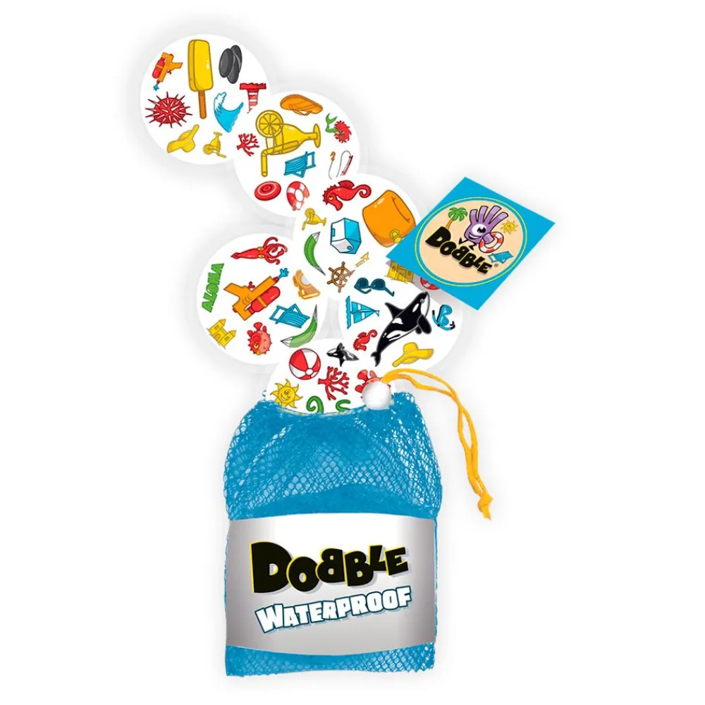 Asmodee Dobble Impermeable ·*Niños Juegos De Mesa De Viaje|Juegos De Mesa Competitivos