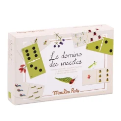 Moulin Roty Dominó Insectos del jardín ·*Niños Juguetes Y Juegos Motricidad Fina|Juguetes Montessori