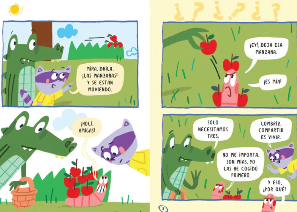 Destino Infantil u0026 Juvenil Drila Cocodrila 6 - Compartir es vivir* Drila Cocodrila|Libros En Mayúsculas