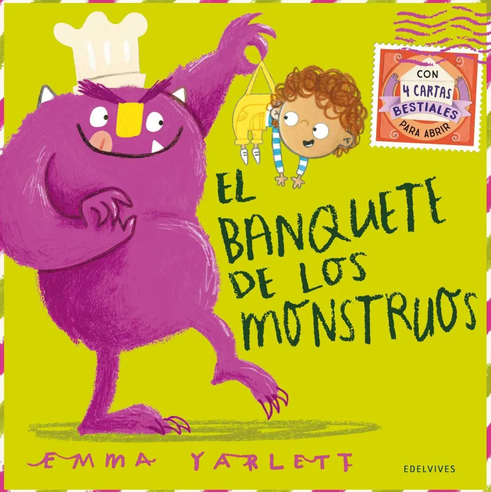 Edelvives El banquete de los monstruos*Niños Libros De Halloween Para Niños|Álbumes Ilustrados Infantiles
