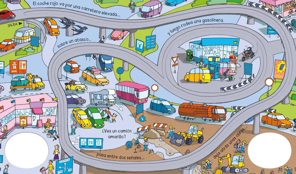 Usborne El coche rojo* Álbumes Ilustrados Infantiles