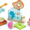 Djeco El desayuno de los gatitos ·*Niños Cocinas De Madera Y Accesorios Juguete|Juguetes Waldorf