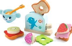 Djeco El desayuno de los gatitos ·*Niños Cocinas De Madera Y Accesorios Juguete|Juguetes Waldorf