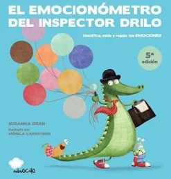 Nubeocho El emocionómetro del inspector Drilo* Libros Sobre Emociones|Álbumes Ilustrados Infantiles