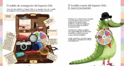Nubeocho El emocionómetro del inspector Drilo* Libros Sobre Emociones|Álbumes Ilustrados Infantiles