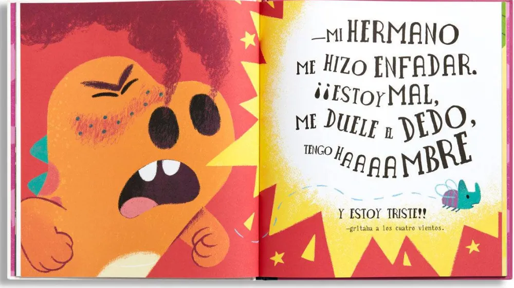 Edelvives El Enfadosaurio* Libros Sobre Emociones|Álbumes Ilustrados Infantiles