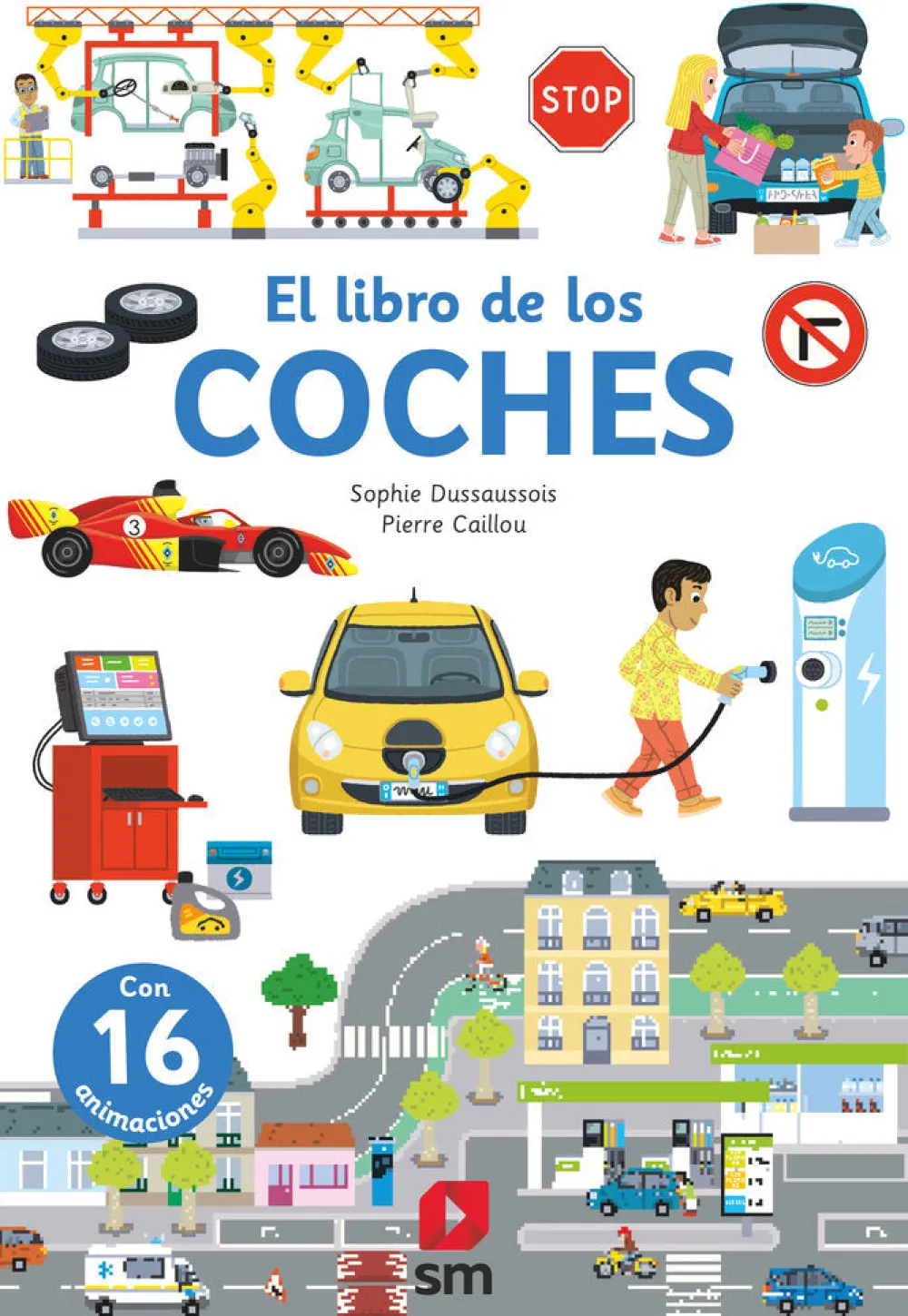 SM El libro de los coches* Libros Pop-Up|Libros Con Solapas