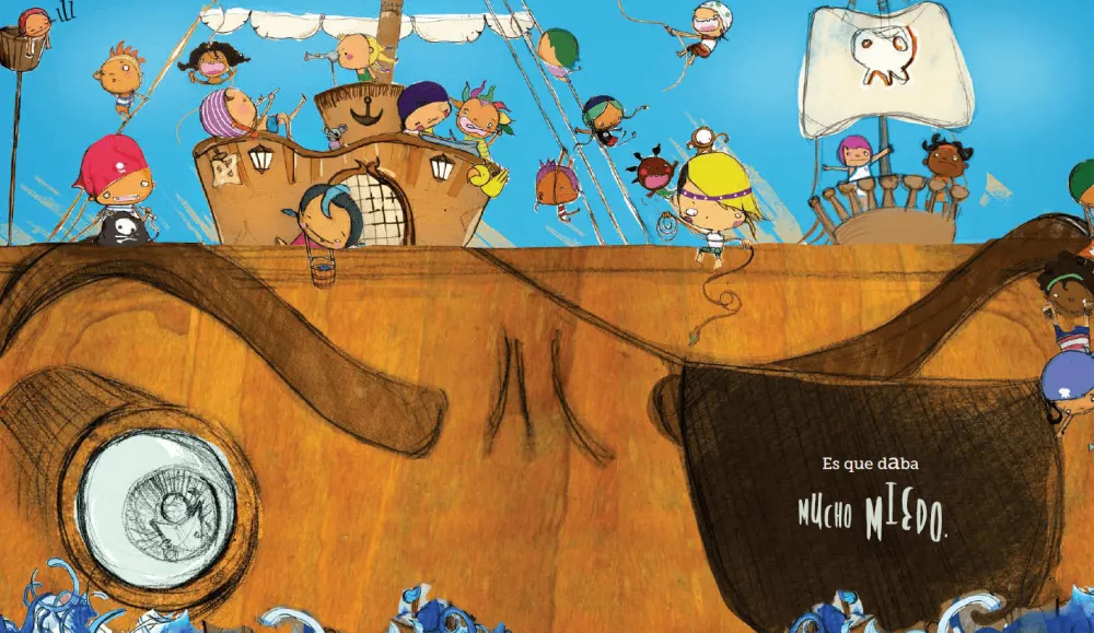 Nubeocho El pirata de la pata de pata* Libros Sobre Emociones|Álbumes Ilustrados Infantiles